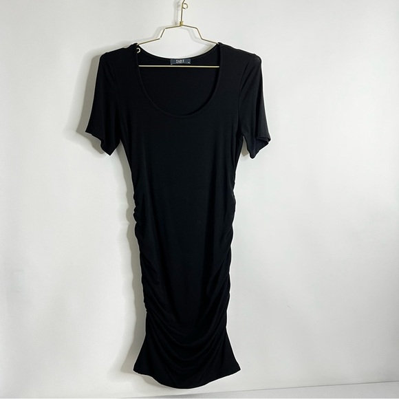 Tart Maternity Dress Size XS Black Rouched Side Modal Blend Very Soft Jersey - Picture 1 of 9